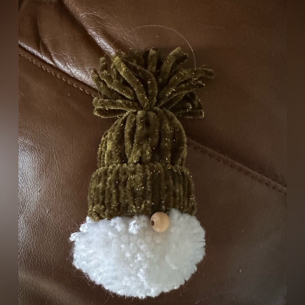 Handmade gnome ornament, several color options available